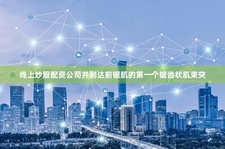 线上炒股配资公司并到达前锯肌的第一个锯齿状肌束突