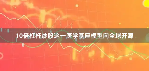 10倍杠杆炒股这一医学基座模型向全球开源