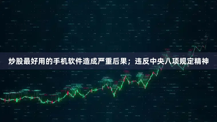 炒股最好用的手机软件造成严重后果；违反中央八项规定精神
